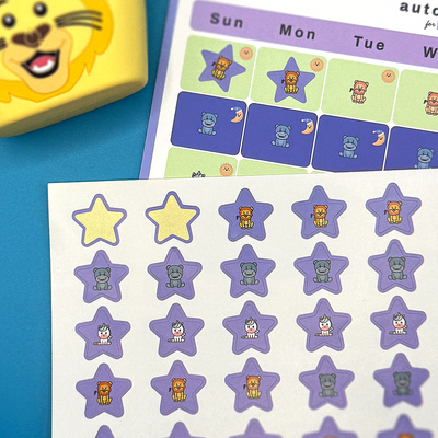 Autobrush® Sticker Chart Refill